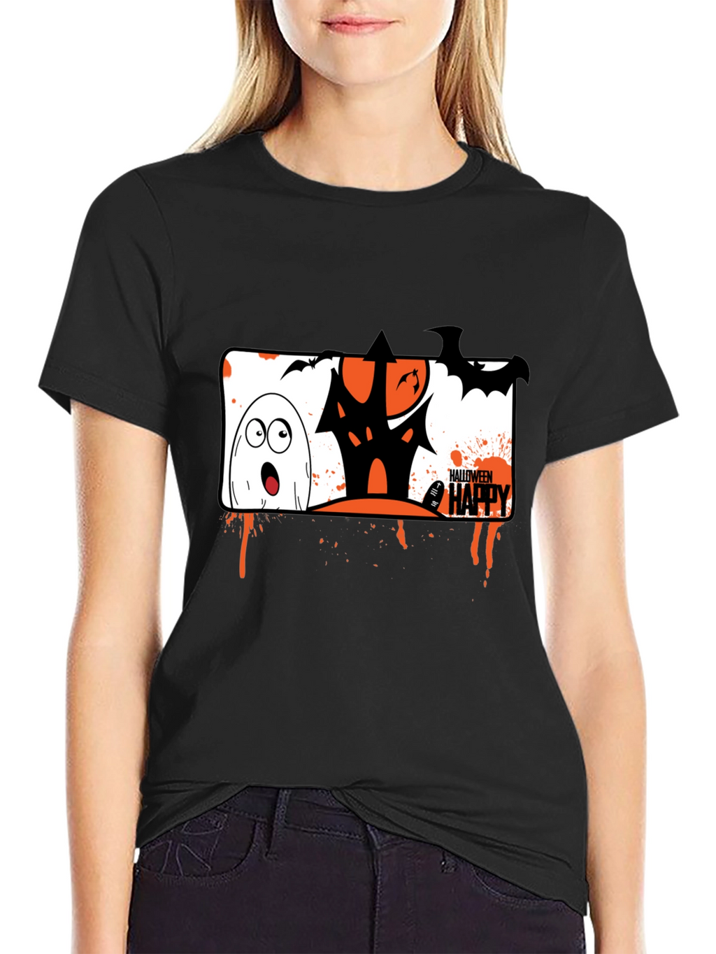 Halloween Ghost House T-Shirt