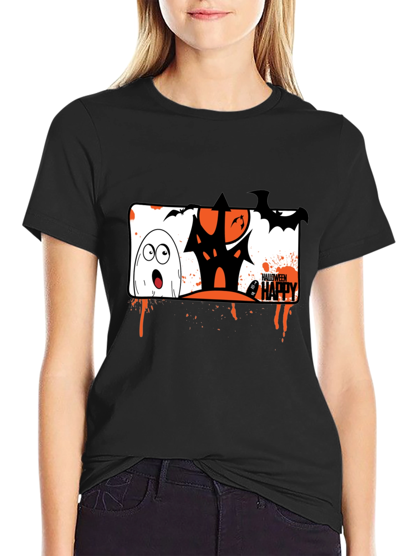 Halloween Ghost House T-Shirt