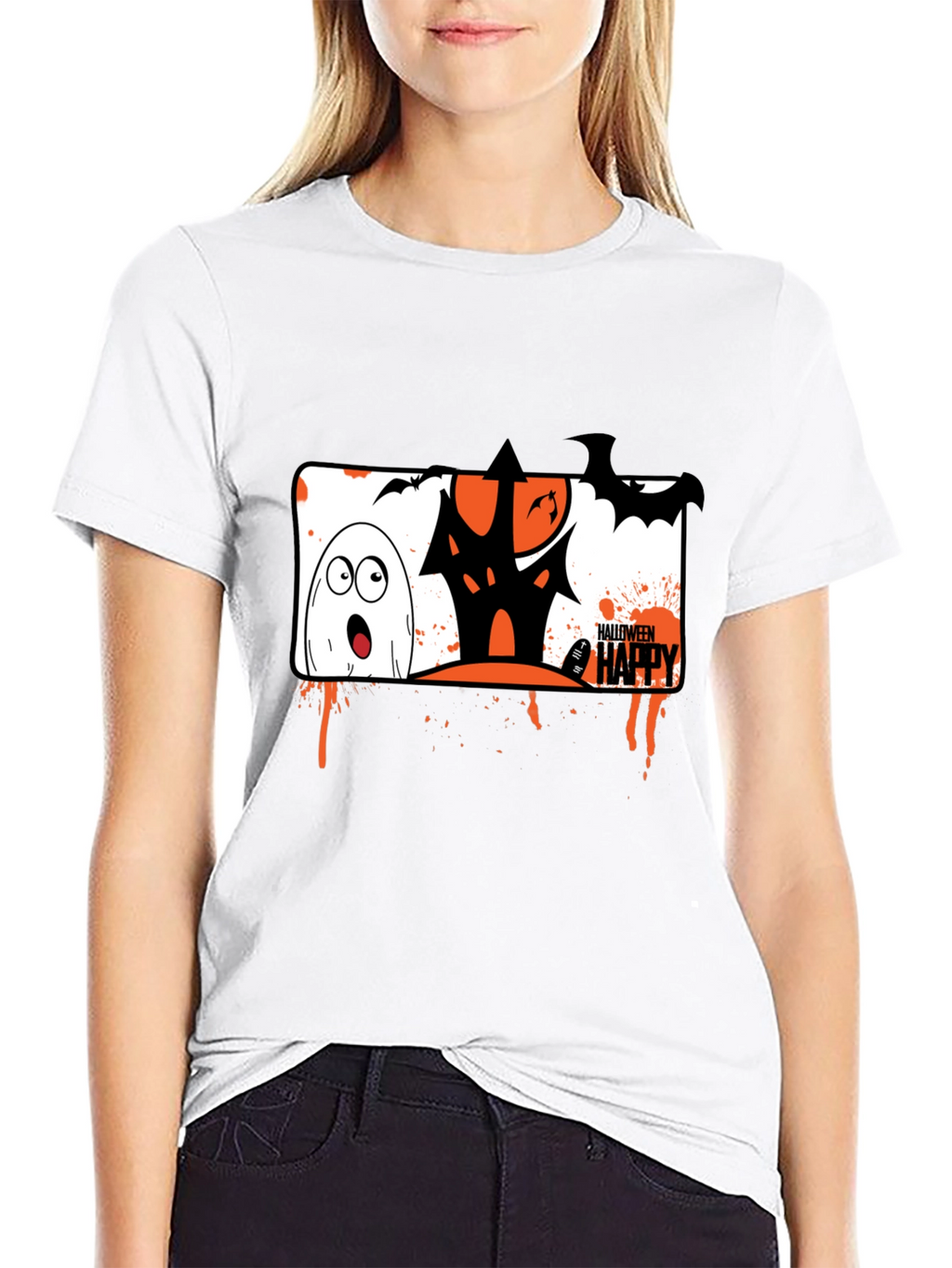 Halloween Ghost House T-Shirt