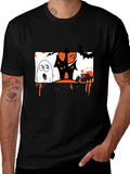Halloween Ghost House T-Shirt