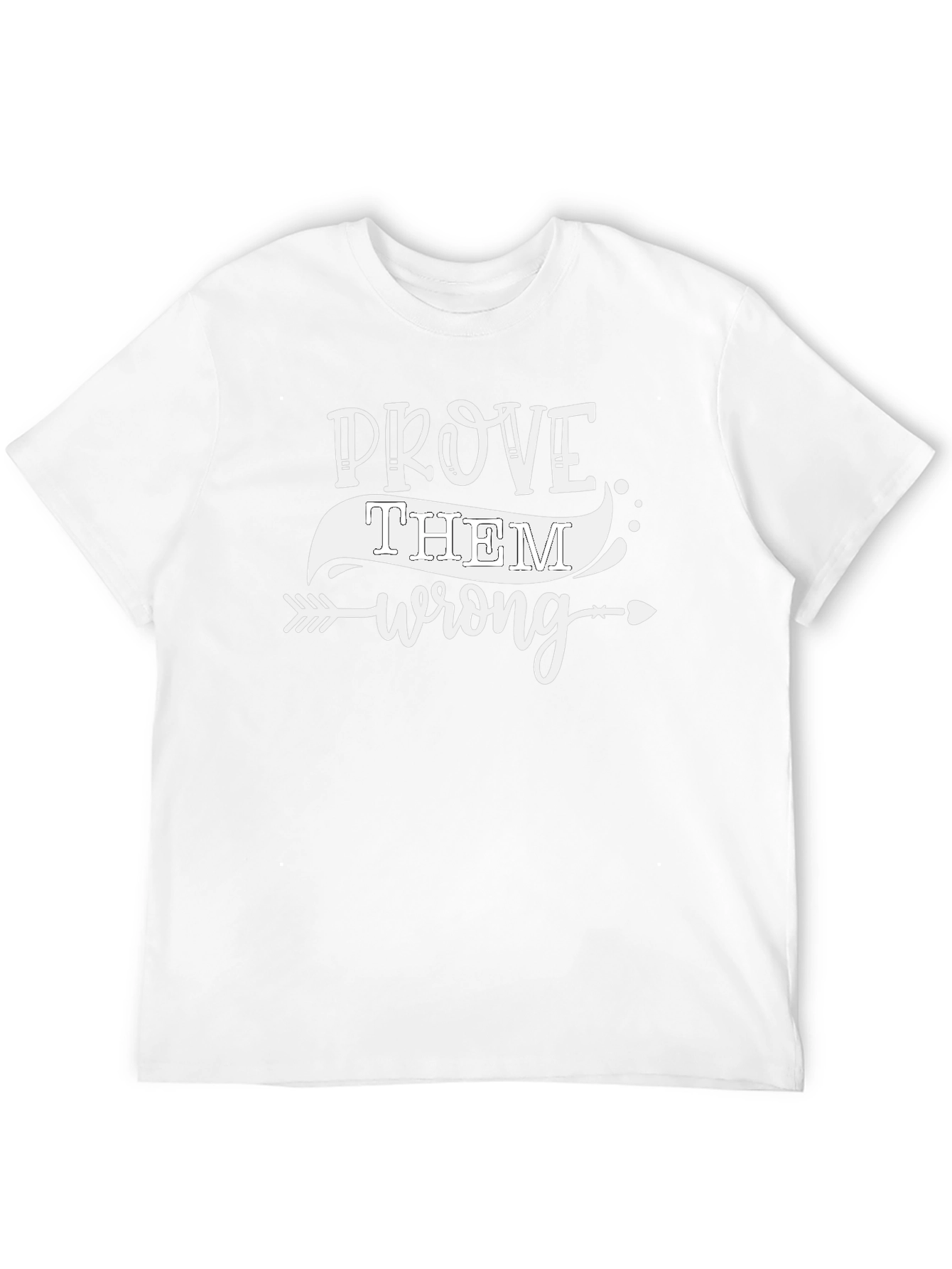 Prove Them Wrong Black Graphic Tee
