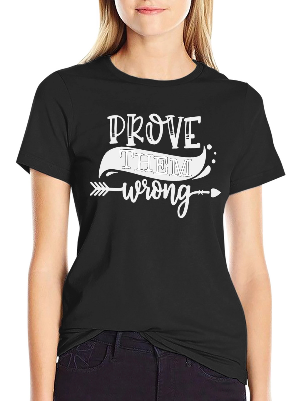 Prove Them Wrong Black Graphic Tee
