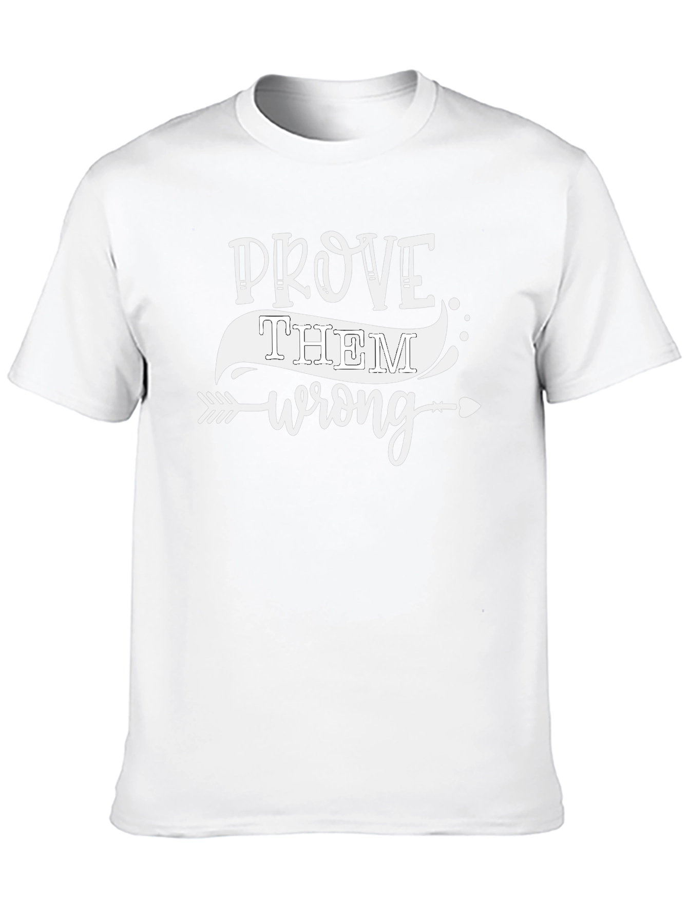Prove Them Wrong Black Graphic Tee