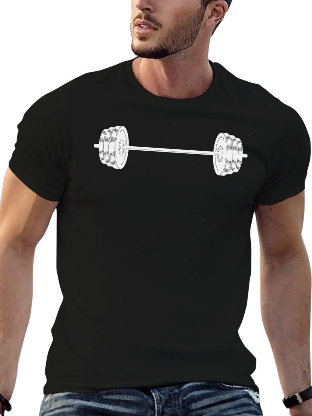Gym Lift Graphic Tee - Black