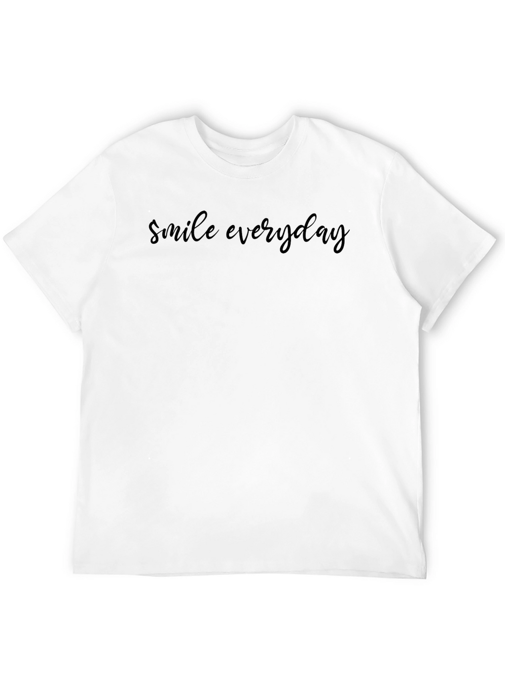 Smile Everyday Black T-Shirt