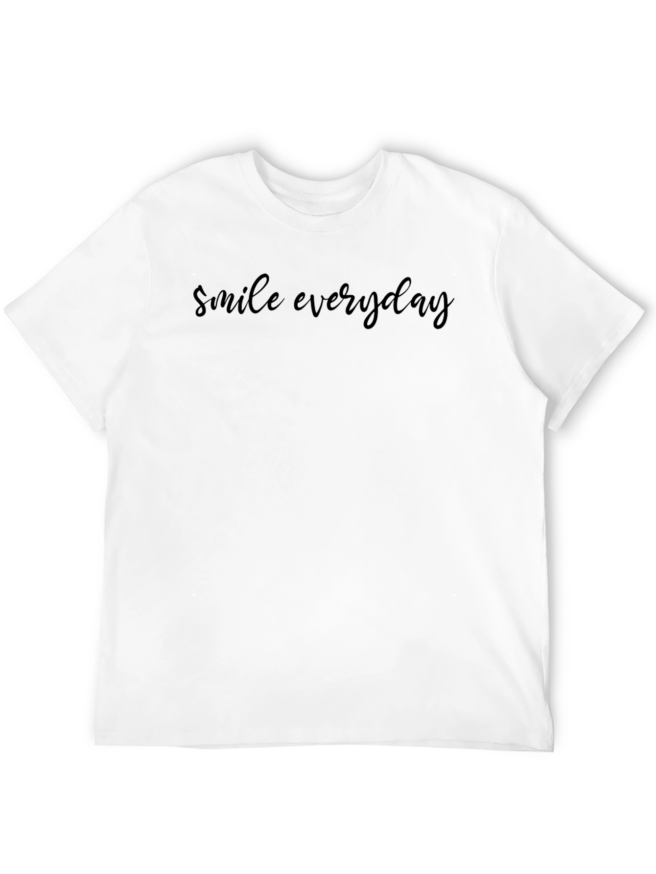 Smile Everyday Black T-Shirt