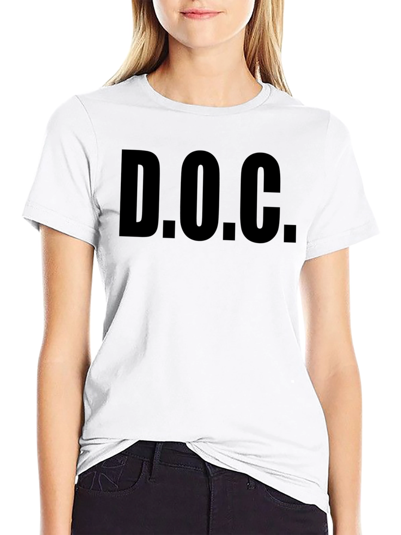 D.O.C. Graphic Black Tee - Mens