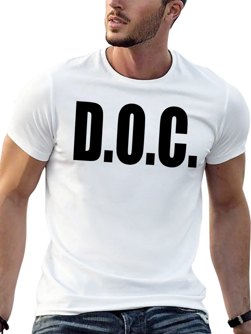 D.O.C. Graphic Black Tee - Mens