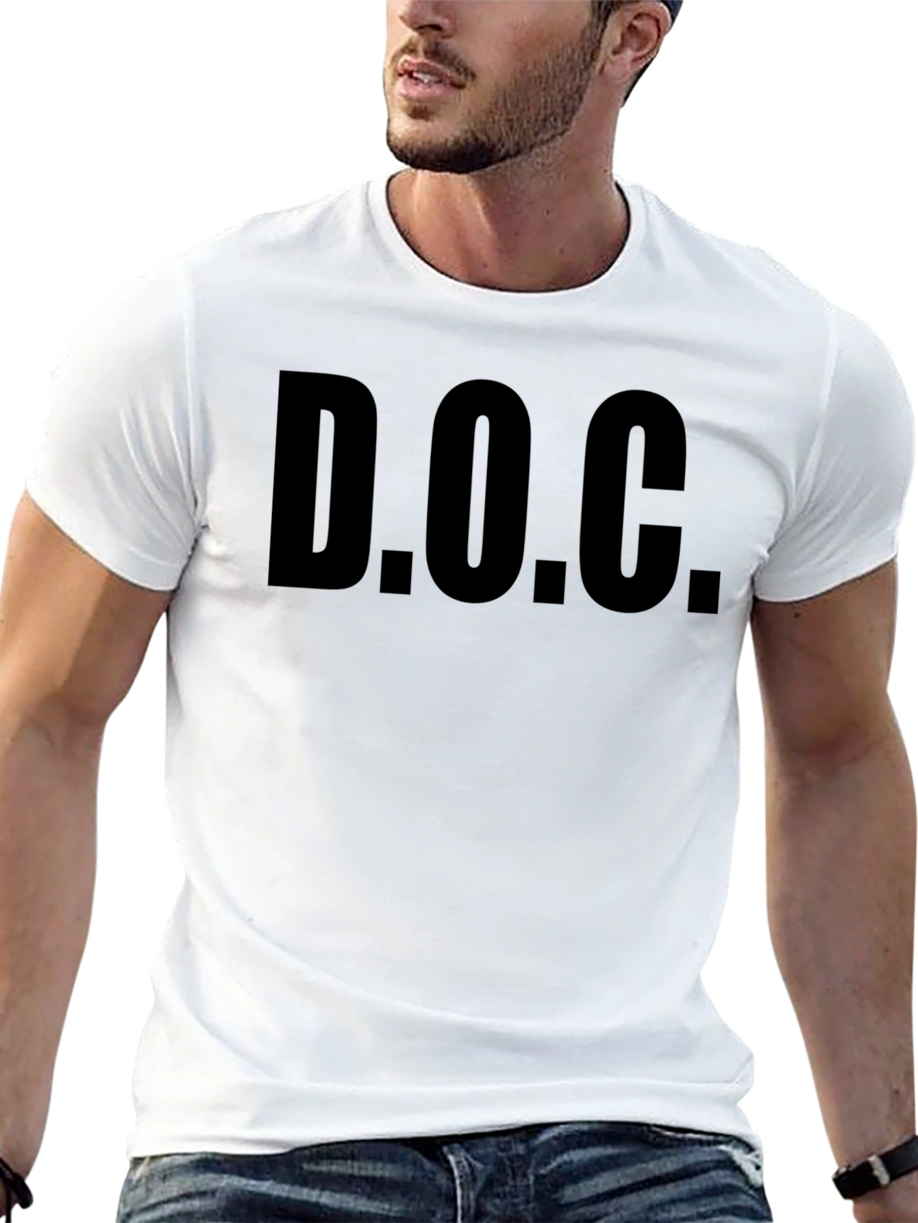 D.O.C. Graphic Black Tee - Mens