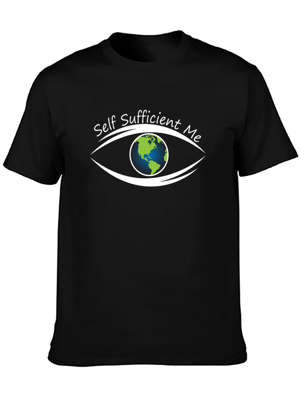 Self Sufficient Me Eye T-Shirt - Black