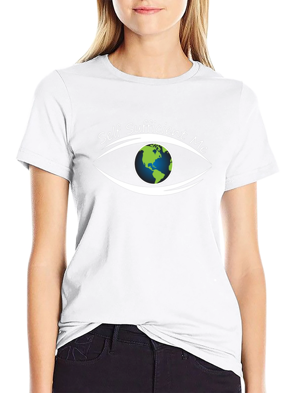 Self Sufficient Me Eye T-Shirt - Black
