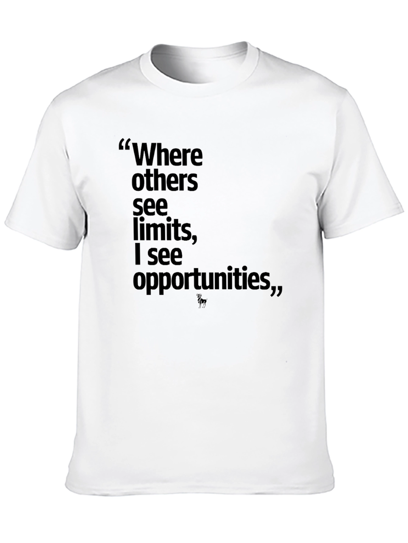 Motivational Quote T-Shirt - Where Others See Limits