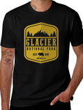 Glacier National Park T-Shirt - Black