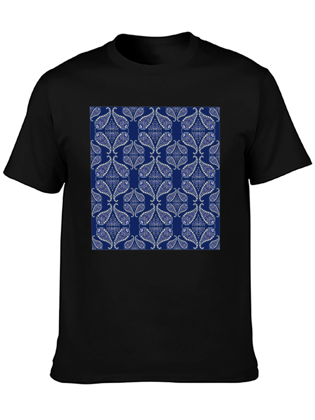 Patterned Graphic Tee - Casual Style