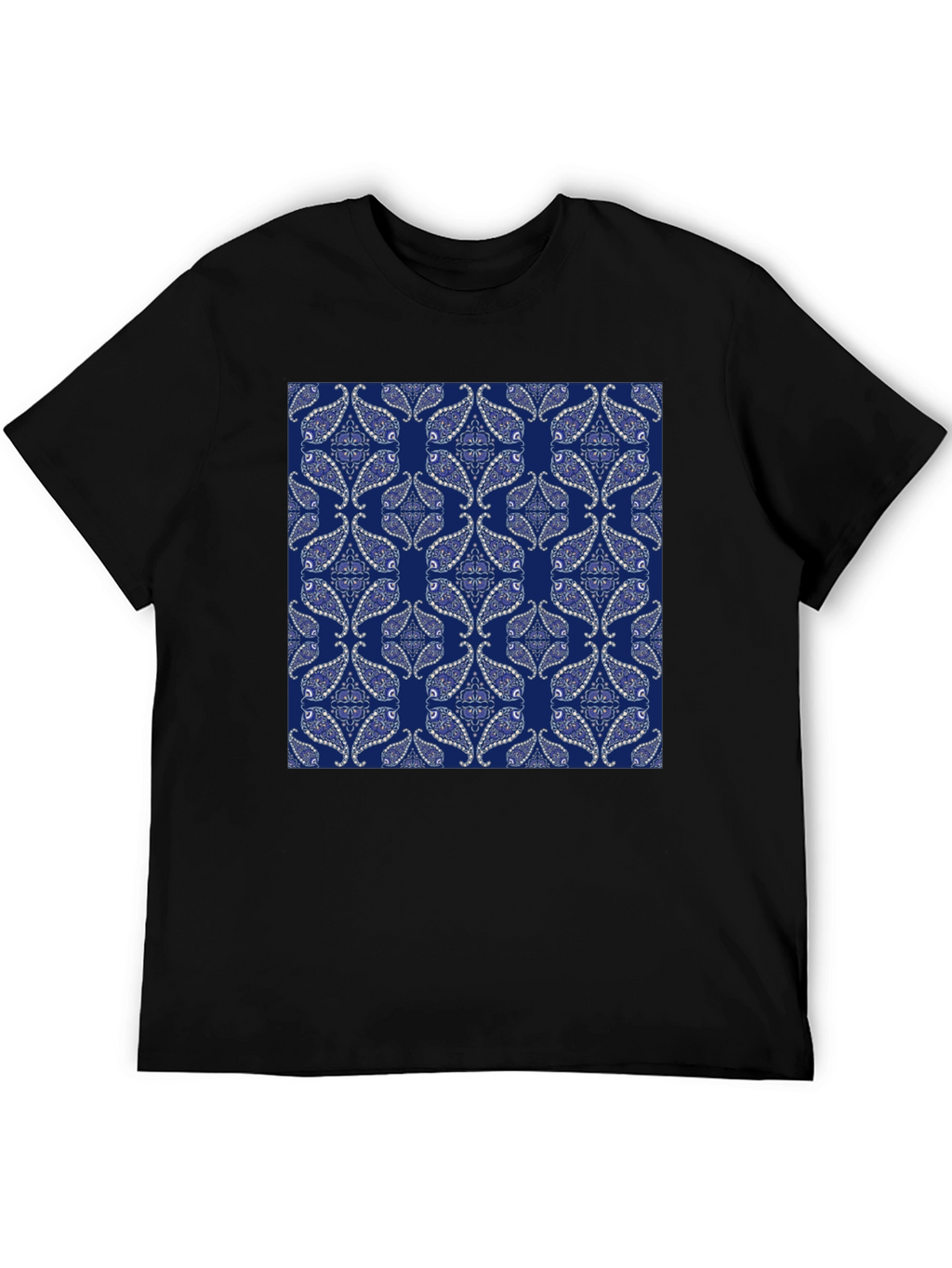 Patterned Graphic Tee - Casual Style