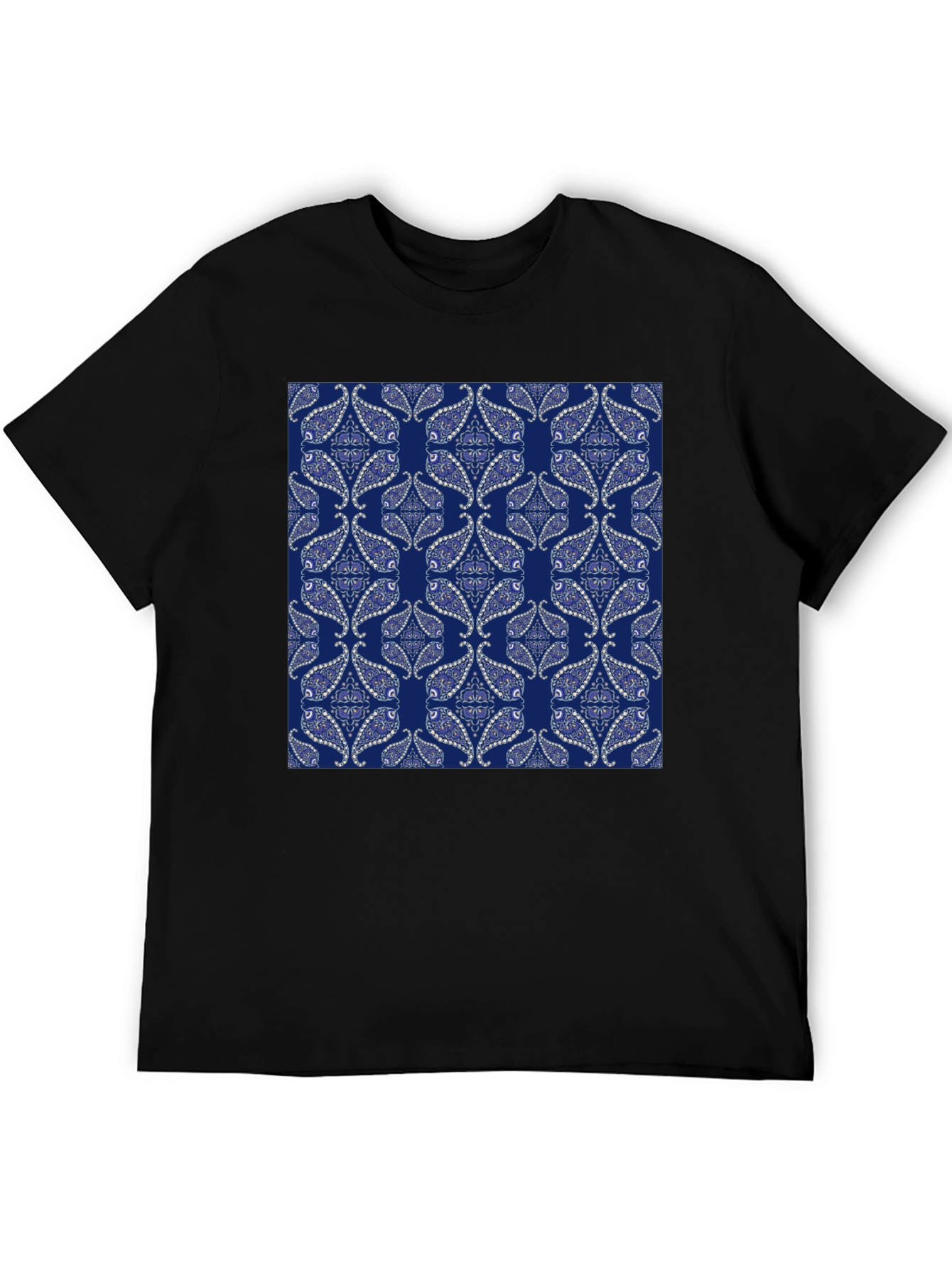 Patterned Graphic Tee - Casual Style