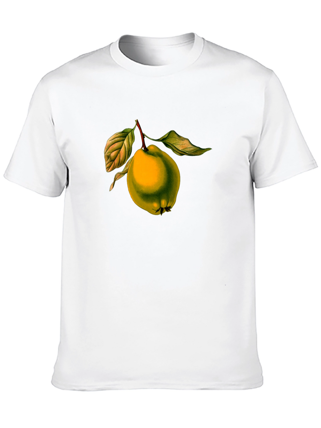 Unique Quince Fruit Graphic T-Shirt