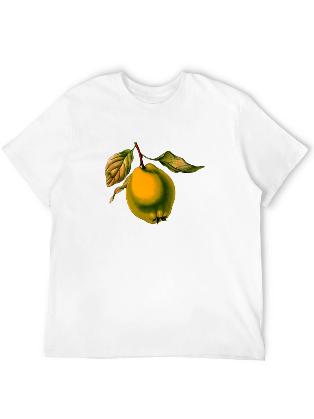 Unique Quince Fruit Graphic T-Shirt