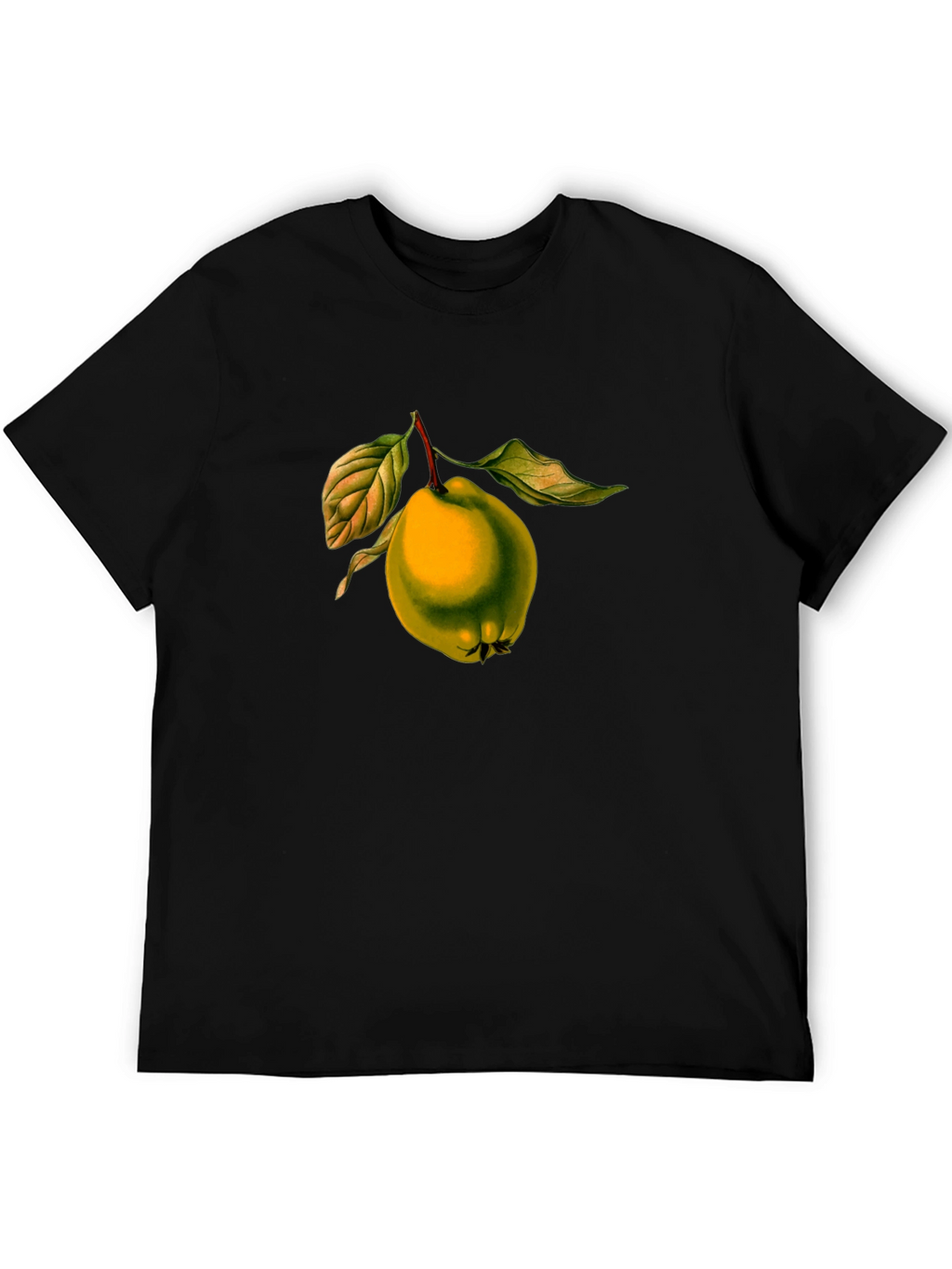 Unique Quince Fruit Graphic T-Shirt