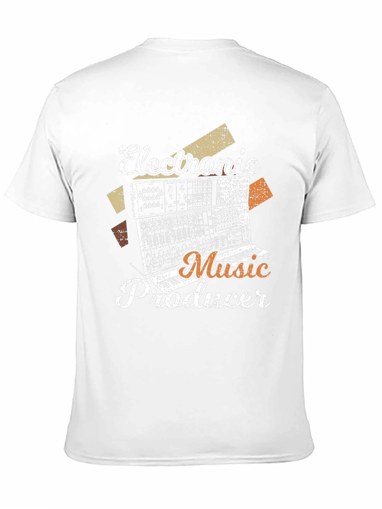 Electronic Music Producer T-Shirt - Retro Synth Design