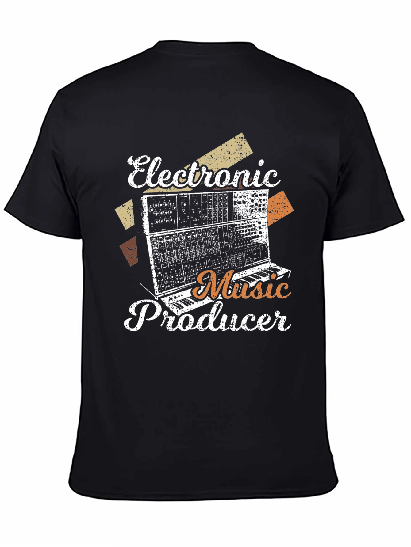 Electronic Music Producer T-Shirt - Retro Synth Design