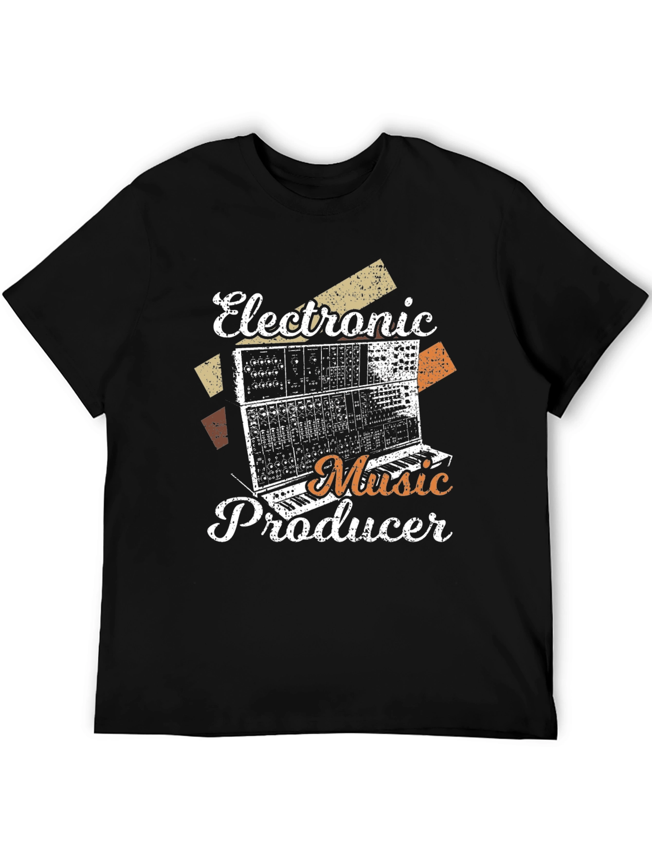 Electronic Music Producer T-Shirt - Retro Synth Design