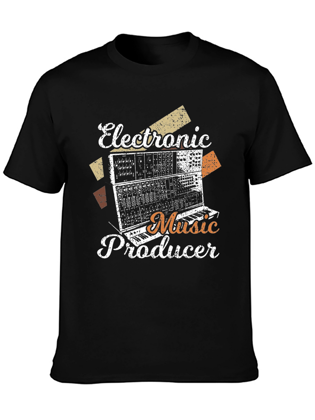 Electronic Music Producer T-Shirt - Retro Synth Design