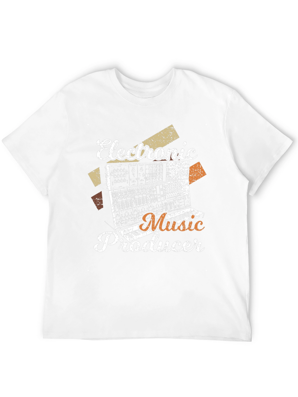 Electronic Music Producer T-Shirt - Retro Synth Design