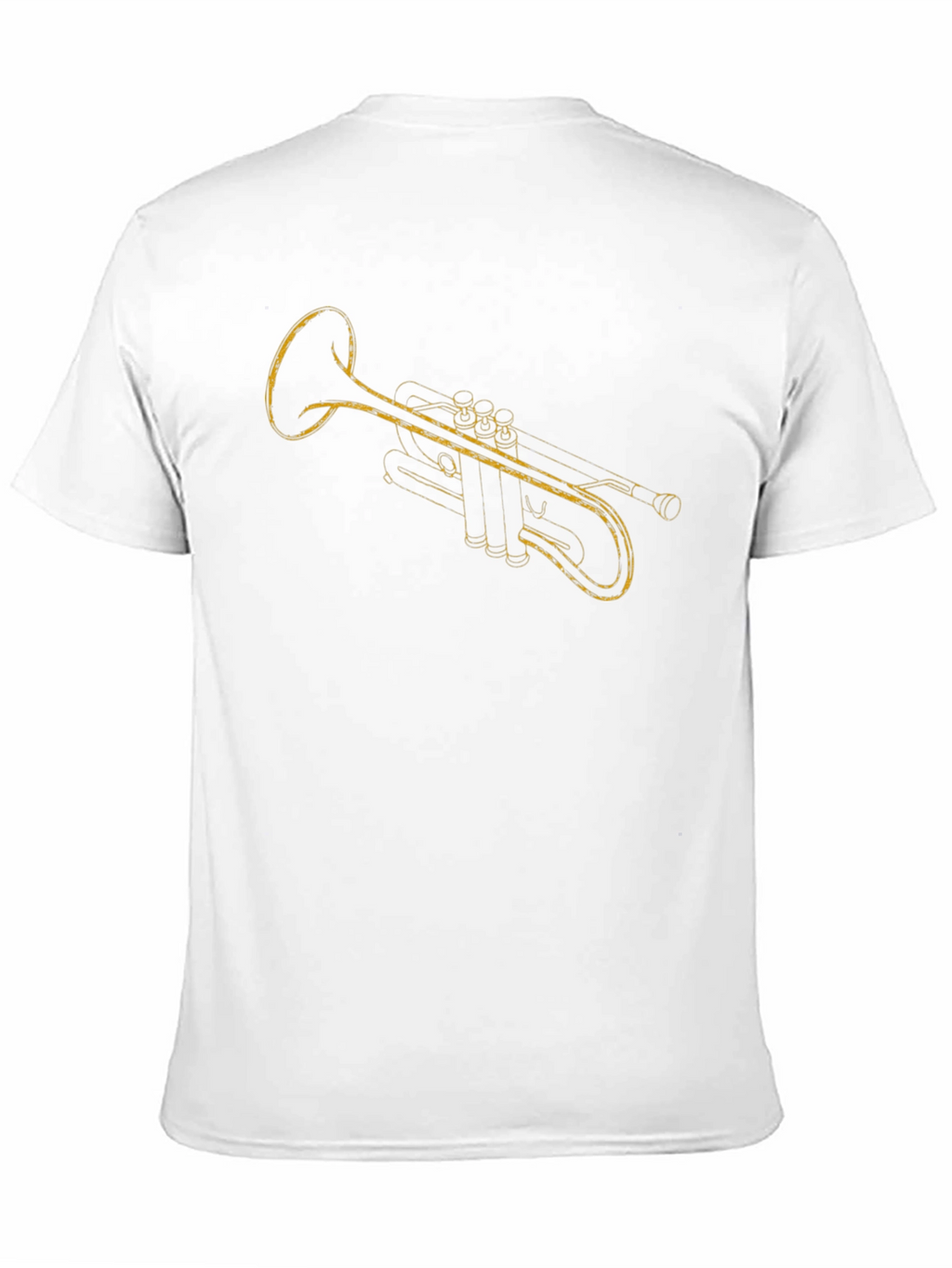 Black Trumpet Graphic T-Shirt - Music Lover Tee