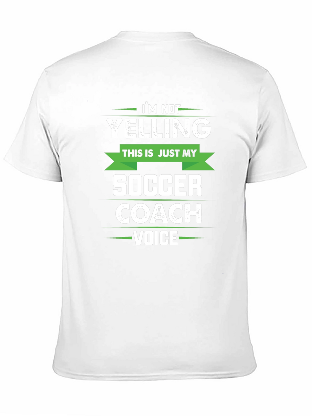 Soccer Coach Voice T-Shirt - Funny Novelty Tee