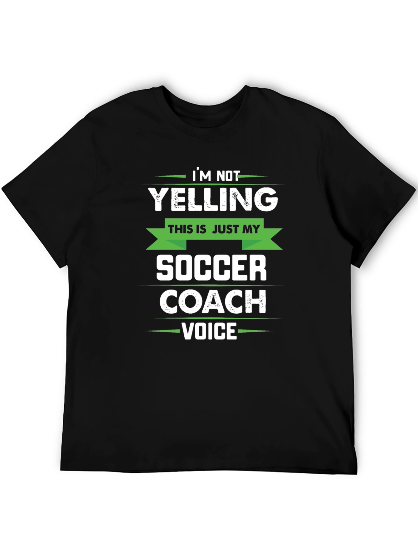 Soccer Coach Voice T-Shirt - Funny Novelty Tee