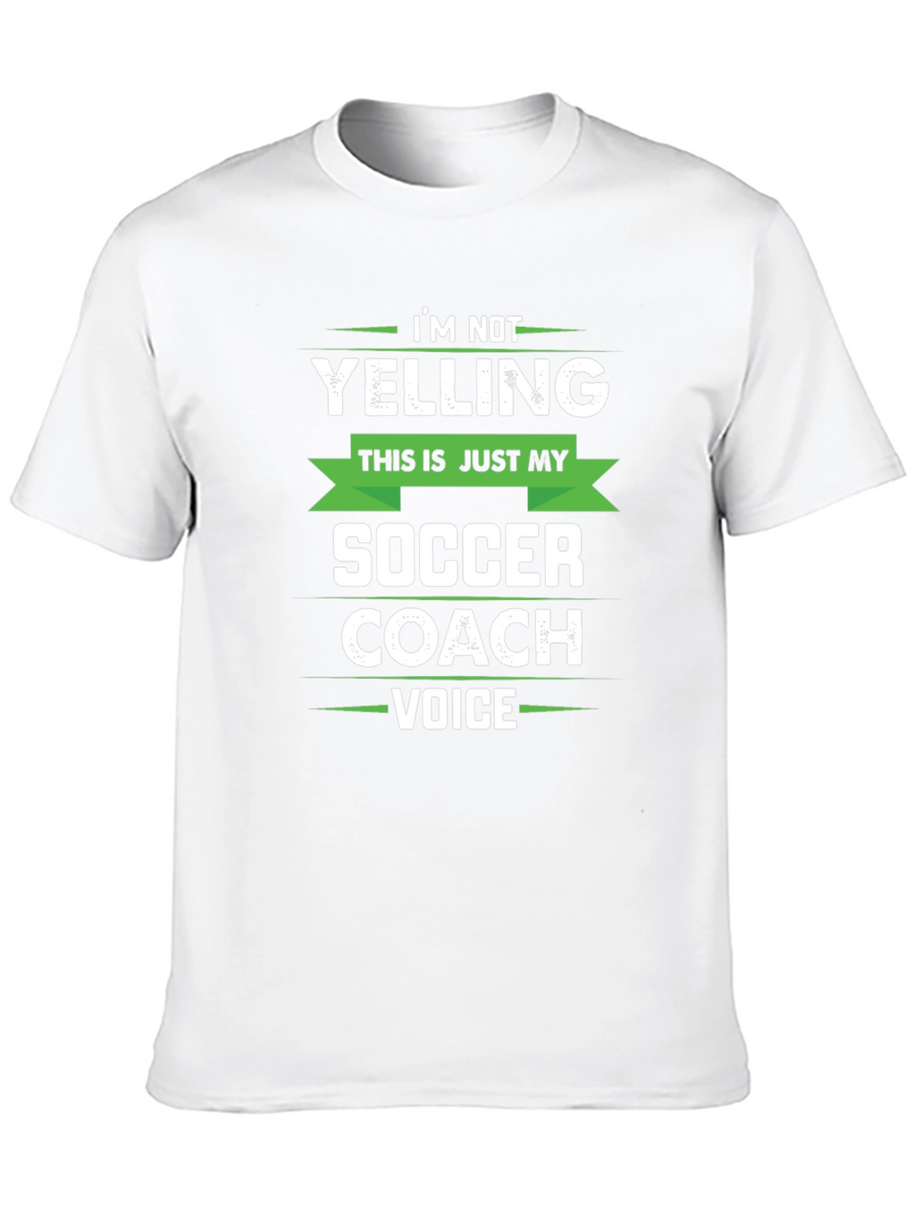 Soccer Coach Voice T-Shirt - Funny Novelty Tee