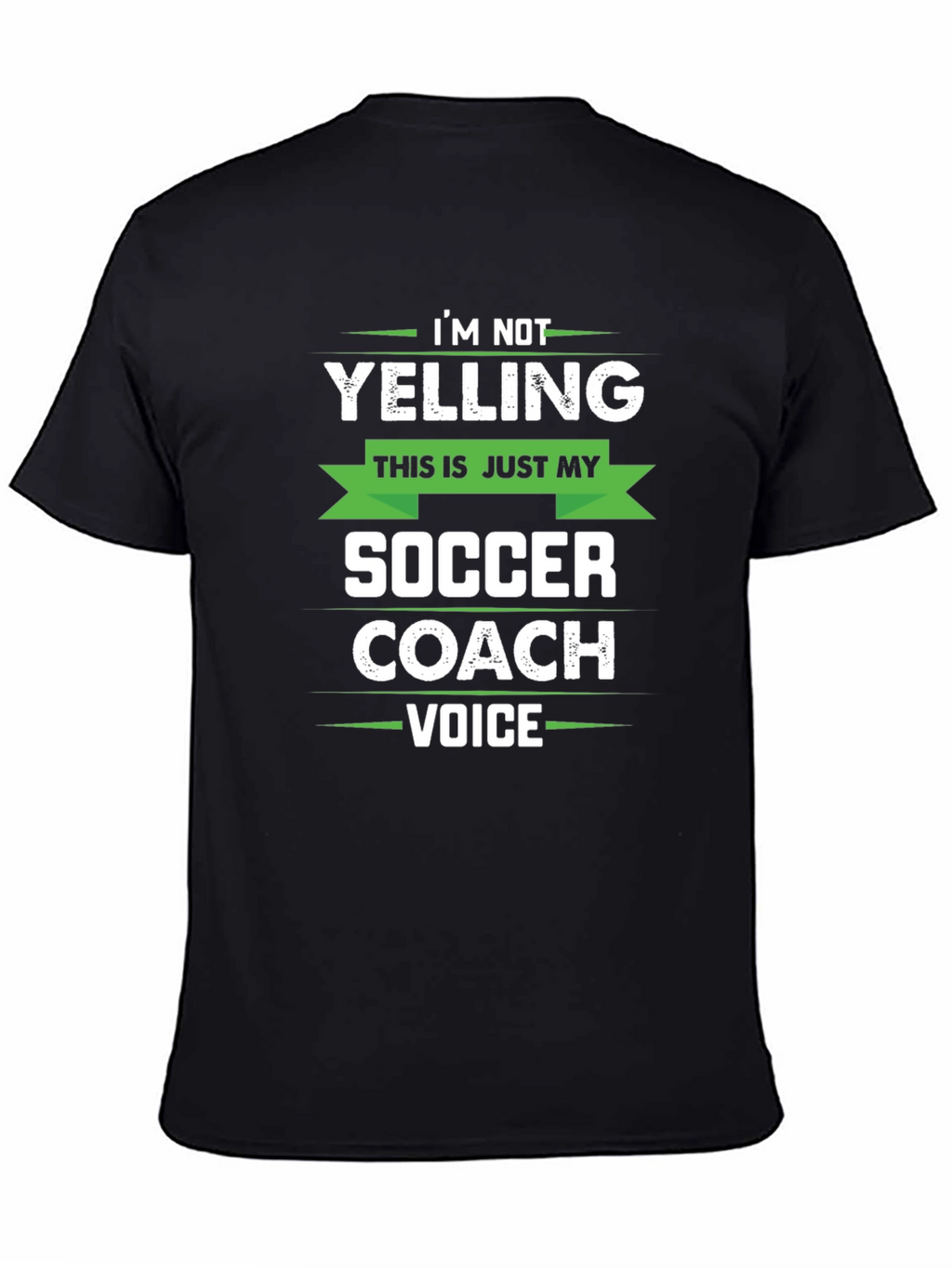 Soccer Coach Voice T-Shirt - Funny Novelty Tee