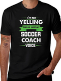 Soccer Coach Voice T-Shirt - Funny Novelty Tee