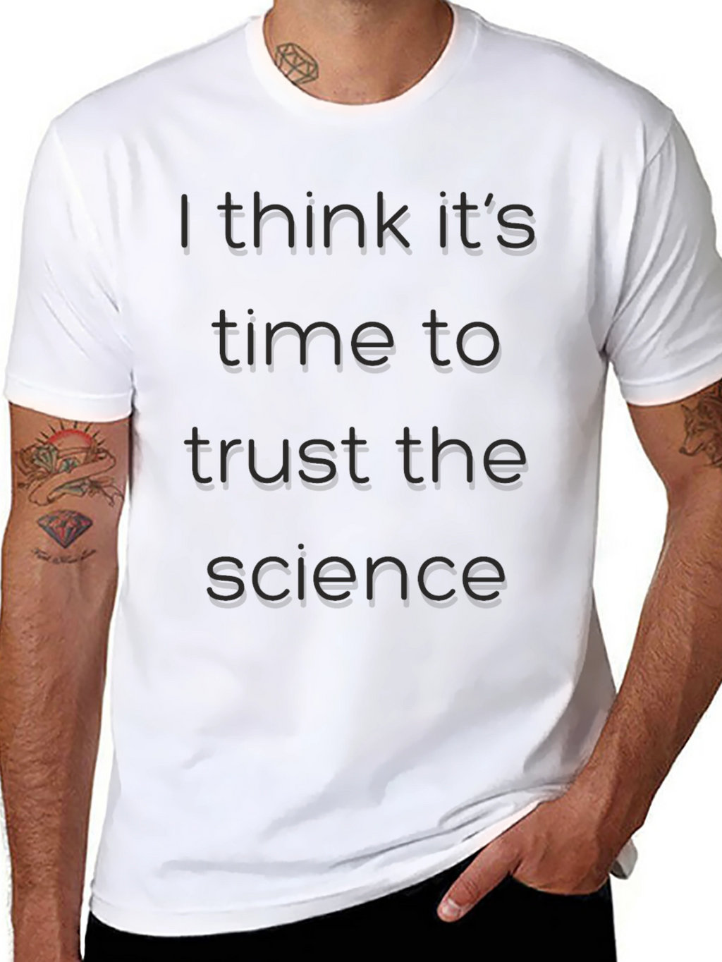 Trust the Science Black T-Shirt