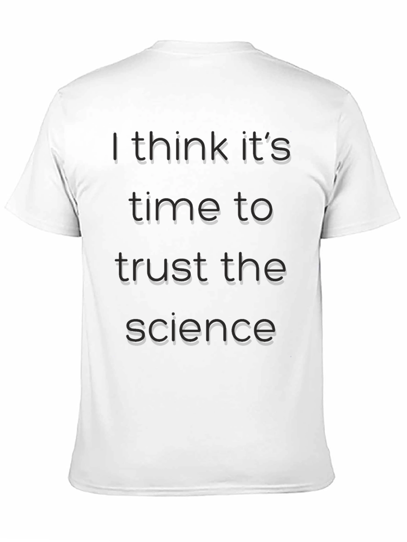 Trust the Science Black T-Shirt