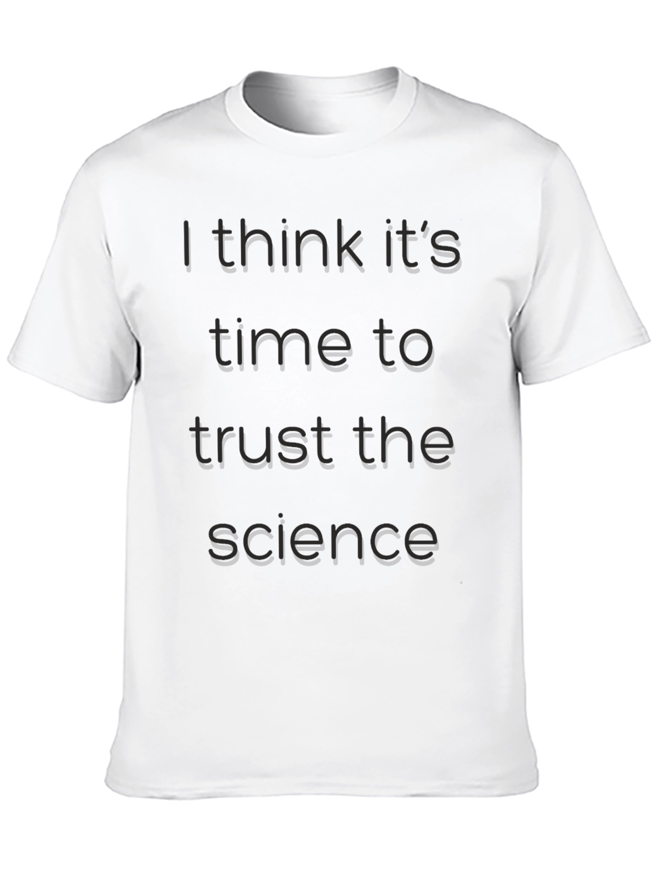 Trust the Science Black T-Shirt
