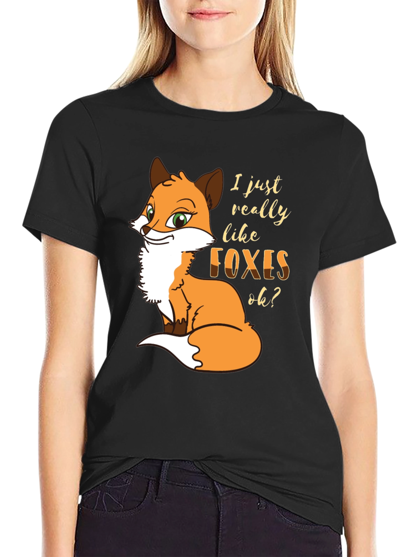 Fox Lover T-Shirt - Cute Cartoon Graphic Tee