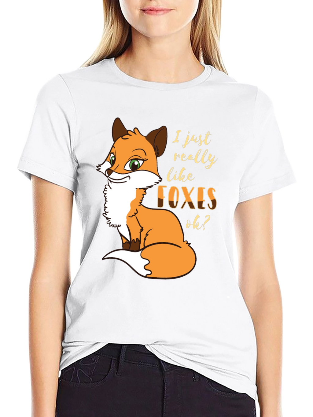 Fox Lover T-Shirt - Cute Cartoon Graphic Tee