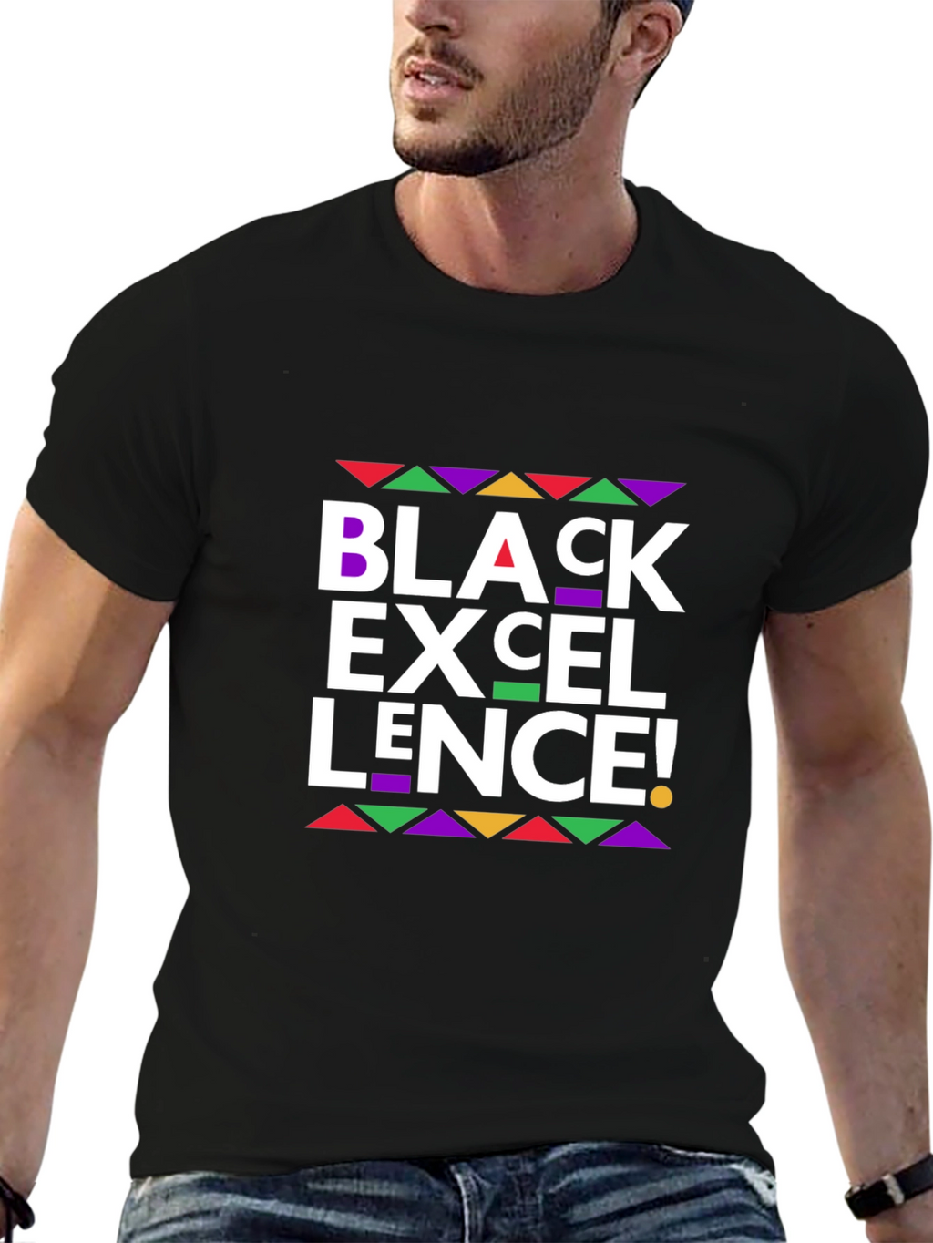 Black Excellence T-Shirt - Stylish Graphic Tee