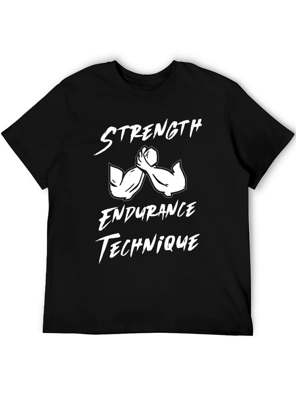 Strength Endurance Technique Black T-Shirt