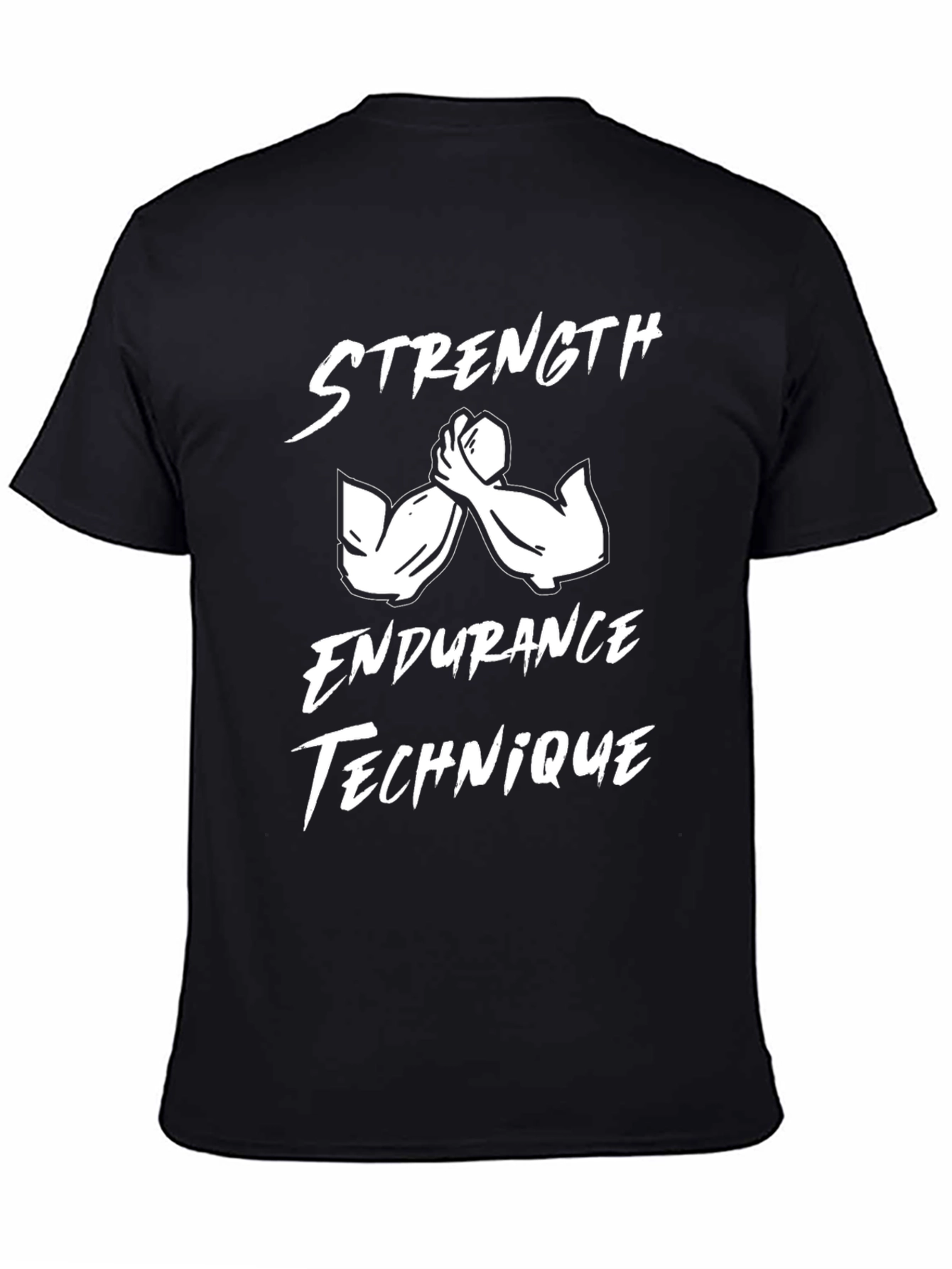 Strength Endurance Technique Black T-Shirt