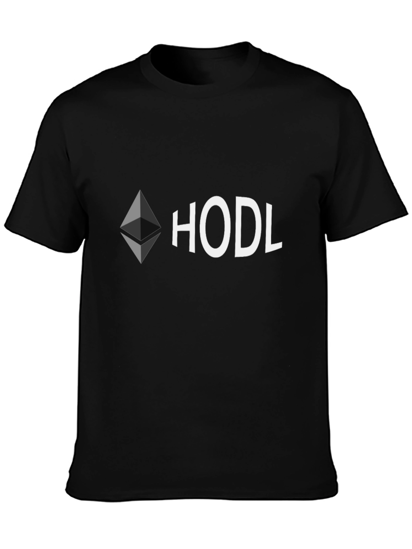 HODL Ethereum Crypto T-Shirt - Black