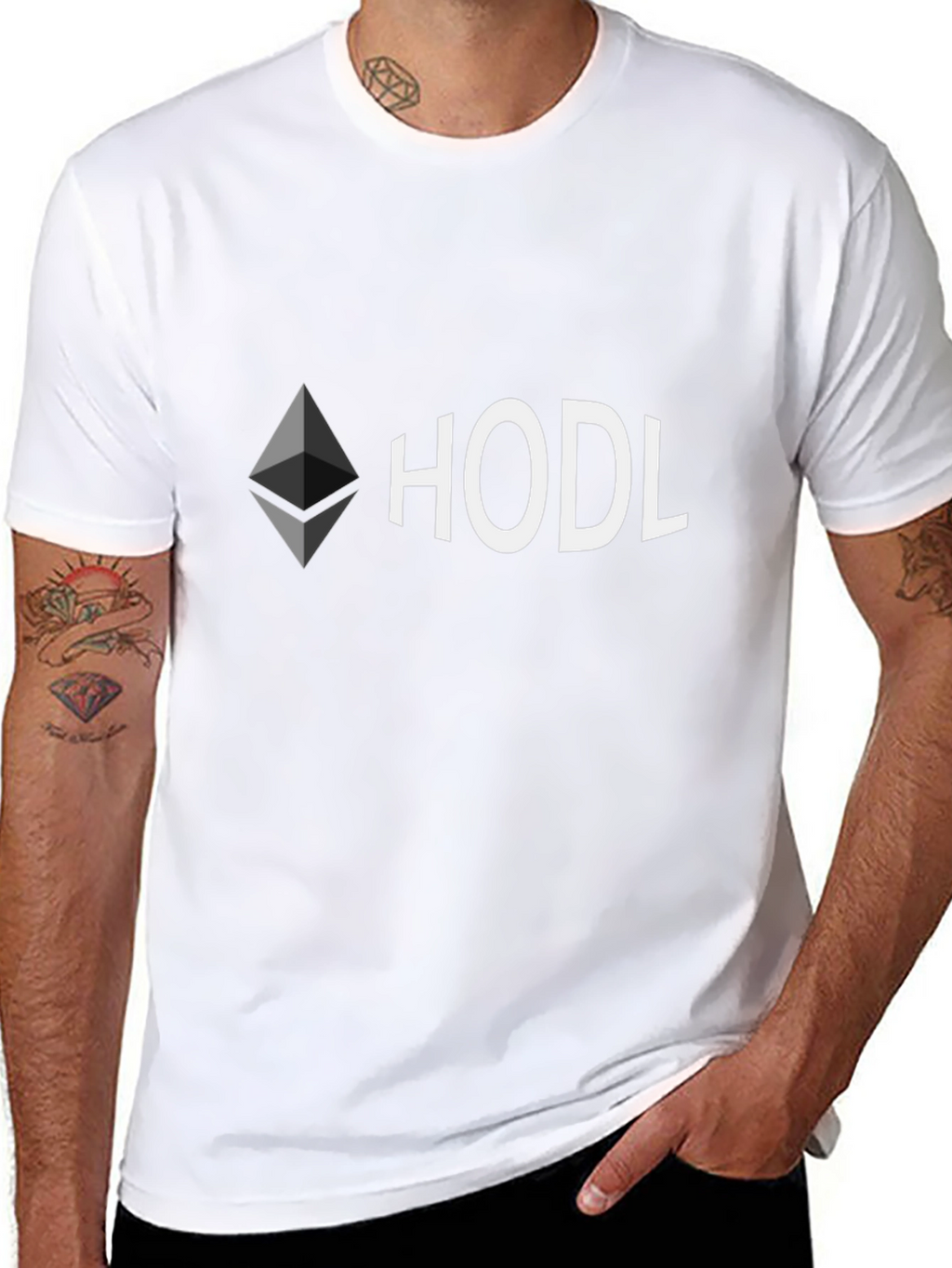 HODL Ethereum Crypto T-Shirt - Black