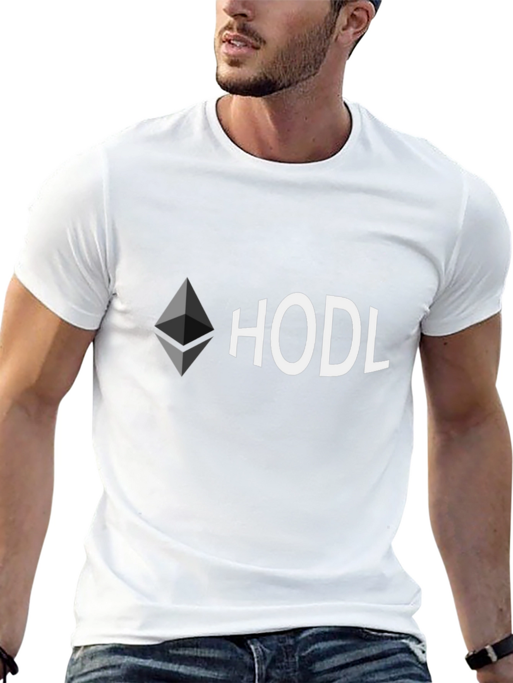 HODL Ethereum Crypto T-Shirt - Black