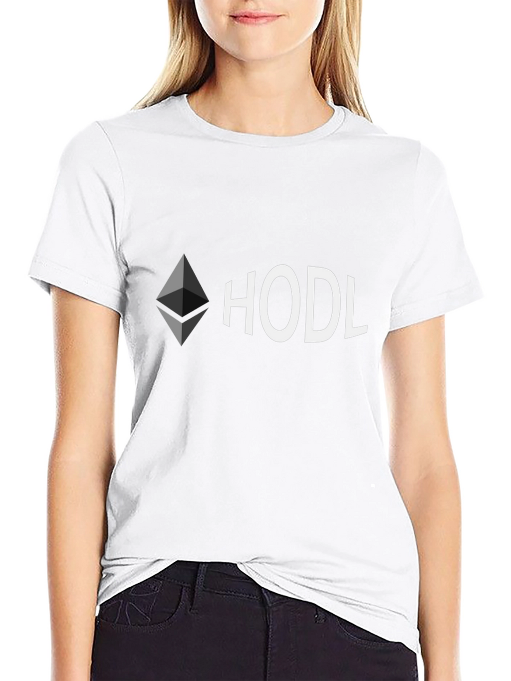 HODL Ethereum Crypto T-Shirt - Black