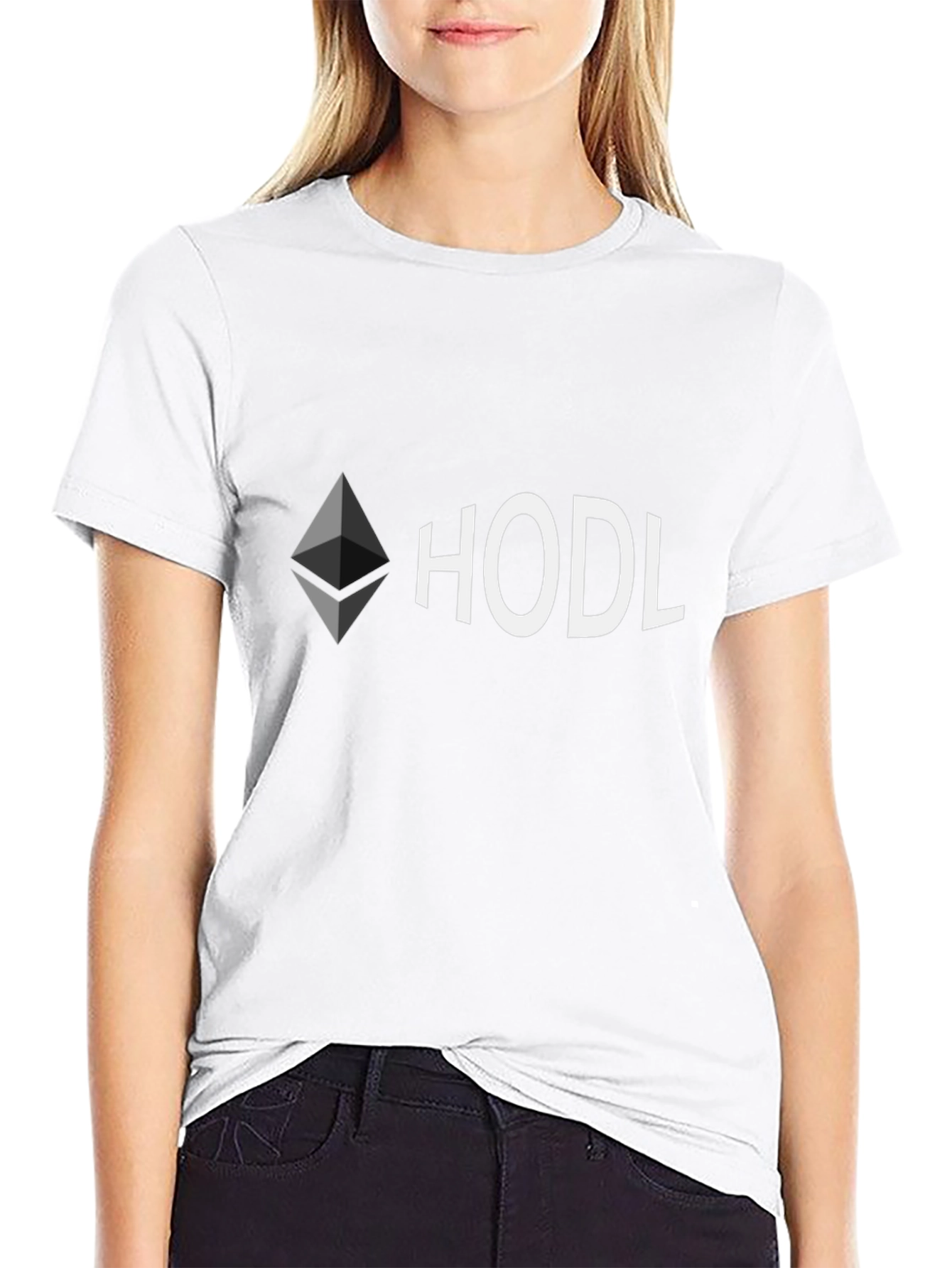 HODL Ethereum Crypto T-Shirt - Black