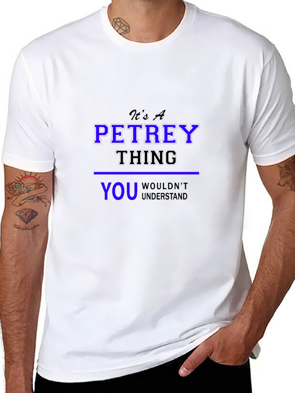 Its A Petrey Thing T-Shirt - Unisex Black Tee
