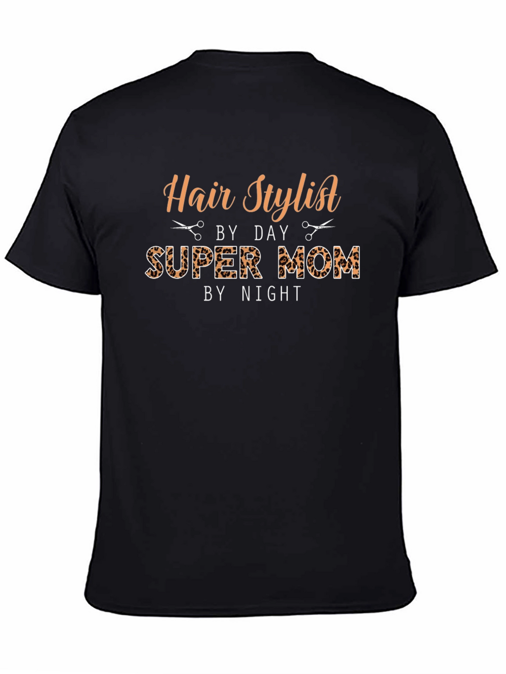 Hair Stylist Super Mom Graphic T-Shirt