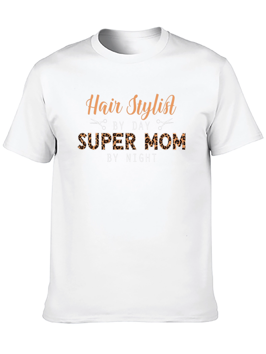 Hair Stylist Super Mom Graphic T-Shirt